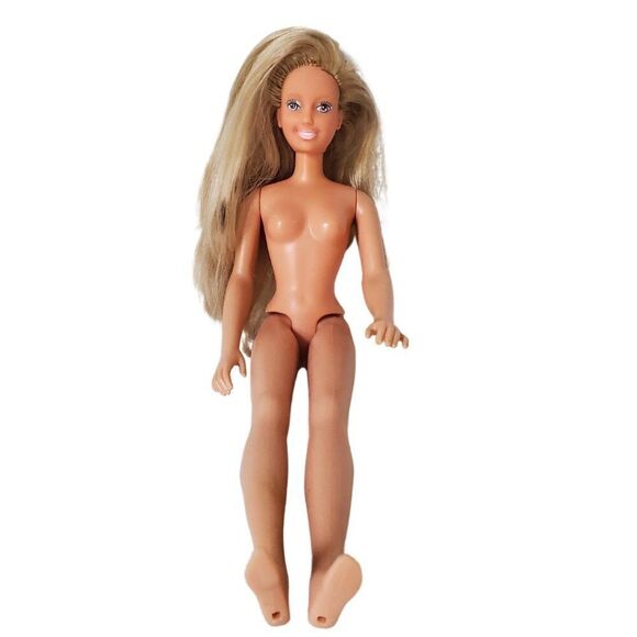 Hasbro 1987 Posable Maxi Doll Long Blonde 12 " - Picture 5 of 11